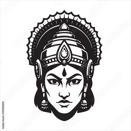 Ancient Warrior Portraits – A Collection of Black and White Vector Art Icons. Ancient warriors and historical heroines from various civilizations are illustrated in a black and white vector line art