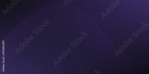 Abstract Purple Wave Background With Smooth Curves and Modern Graphic Design Elements vektor