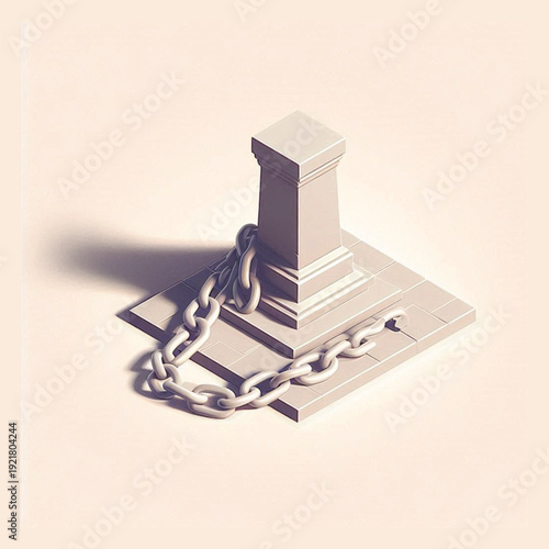 international remembrance day slavery victims minimal isometric memorial icon