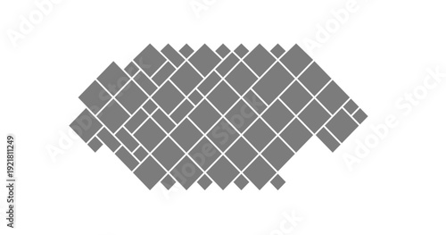 Collage montage with gallery and template for photograph background. Design digital and page for grid illustration. Pattern abstract and poster for corporate board design.