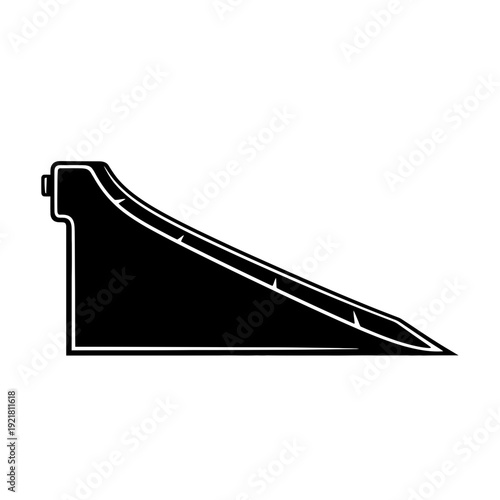 Plastic Car Ramp Incline Silhouette for Auto Service Tool Concepts