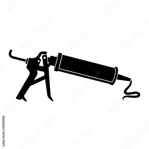 Caulking Gun Sealant Silhouette for Home Construction Repair Tools