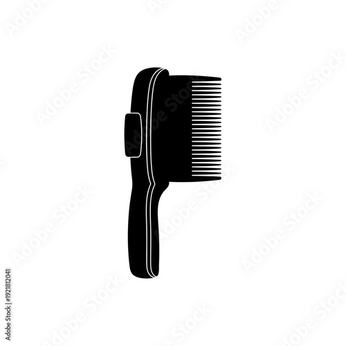 Horse Grooming Curry Comb Silhouette for Equestrian Stable Tools