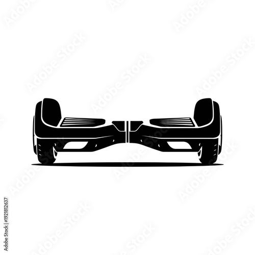 Self Balancing Hoverboard Silhouette for Modern Personal Transportation