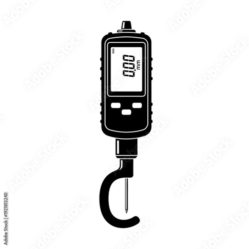 Paint Thickness Gauge Digital Meter Silhouette for Auto Inspection and Quality Control