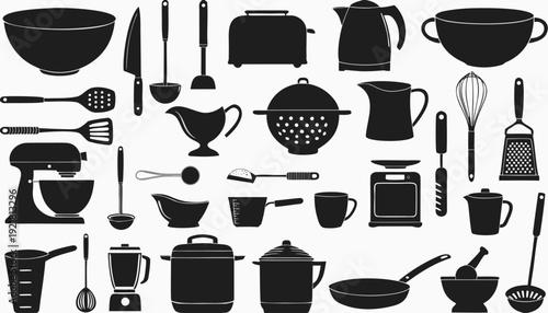 Kitchen essentials for cooking and baking
