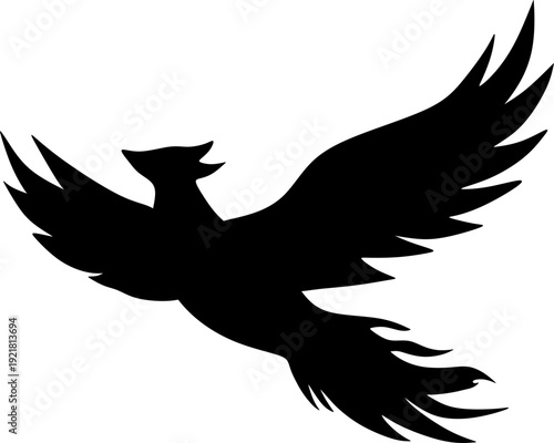 Phoenix Bird Silhouette 