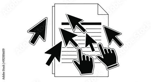 clicking arrows on document web navigation