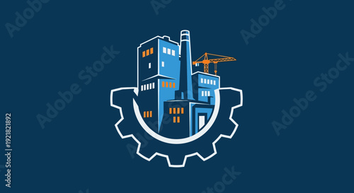 Abstract vector background with a hand holding a sign icon for web and business design