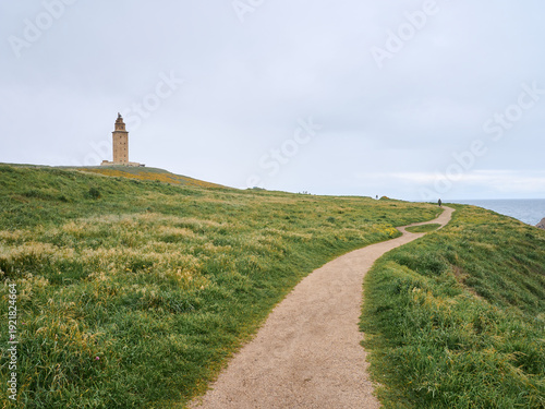 A Coruña on a cloudy day