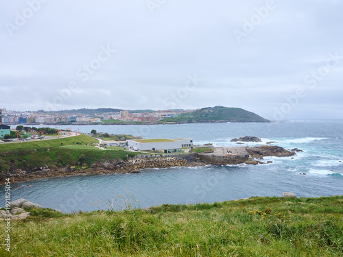 A Coruña on a cloudy day
