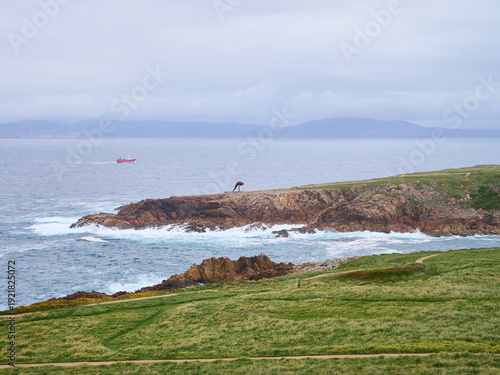 A Coruña on a cloudy day