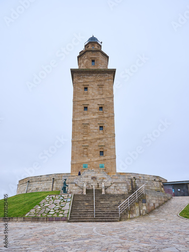 A Coruña on a cloudy day
