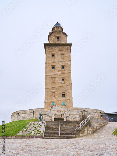 A Coruña on a cloudy day