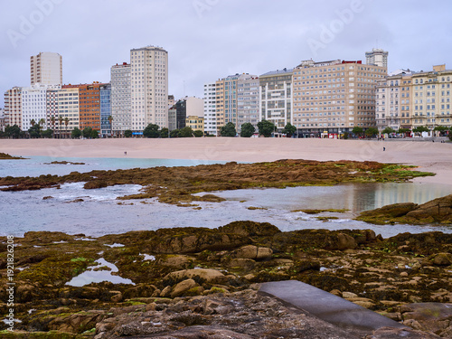 A Coruña on a cloudy day