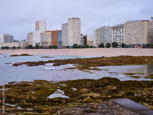 A Coruña on a cloudy day