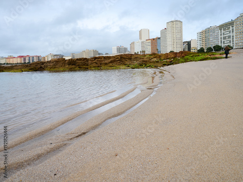 A Coruña on a cloudy day