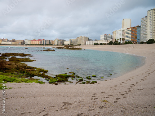 A Coruña on a cloudy day