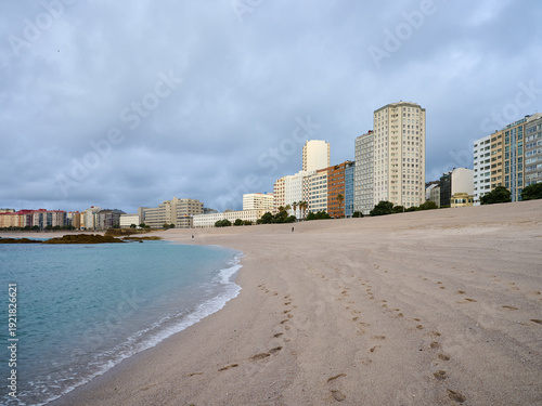 A Coruña on a cloudy day