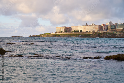 A Coruña on a cloudy day