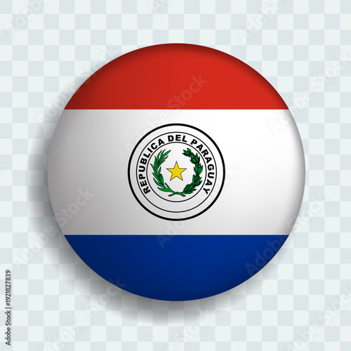 Free Download Paraguay round ball - GFXLoad