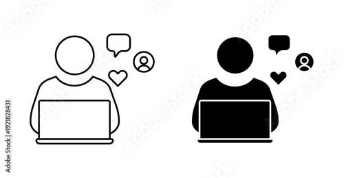 Social Blogger Content Creator Profile icon