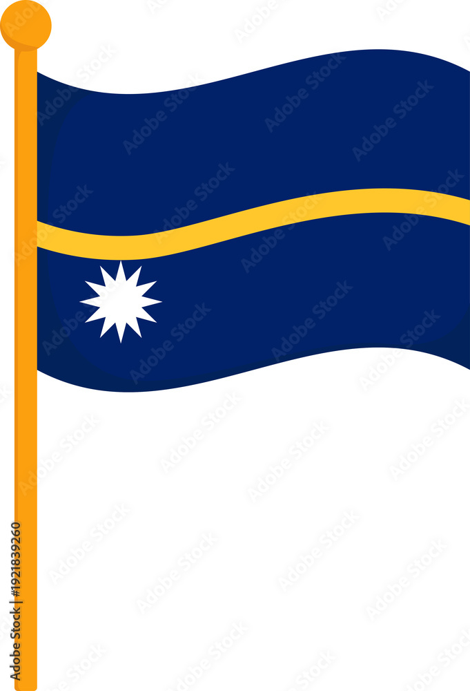 Fototapeta premium nauru flag