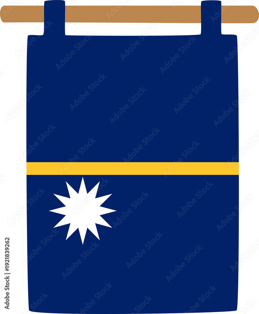 Obraz premium nauru flag