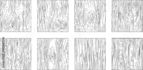 Set of wooden texture panels for design and decoration