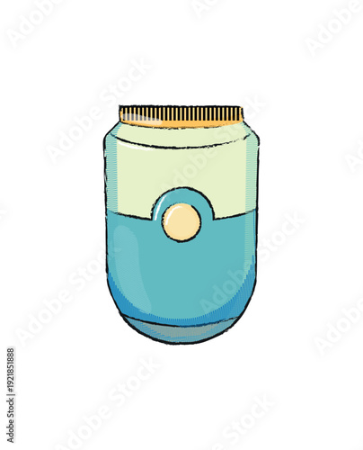 Vector illustration of an electric razor.