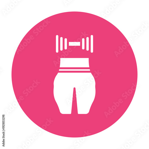 Brazilian Booty Workout Vector Icon