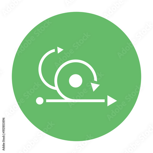 Sprint Cycle Vector Icon