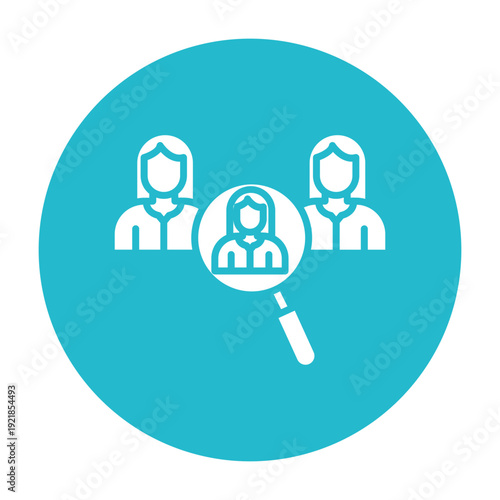 Recruitment Agency Vector Icon