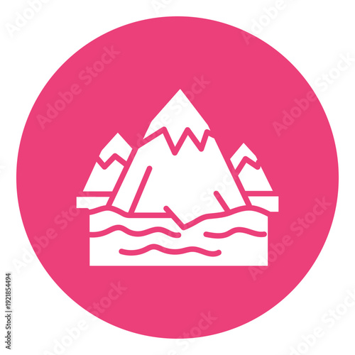 Ice Caps Vector Icon