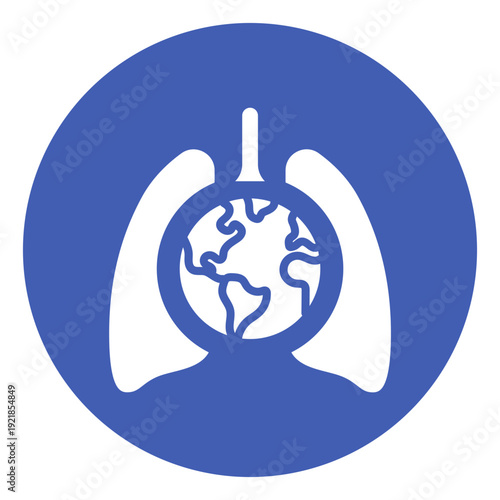 Lungs Of The World Vector Icon