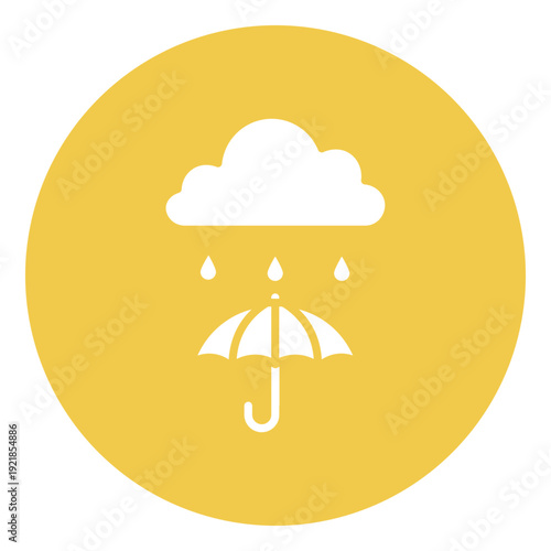 Monsoon Season Vector Icon