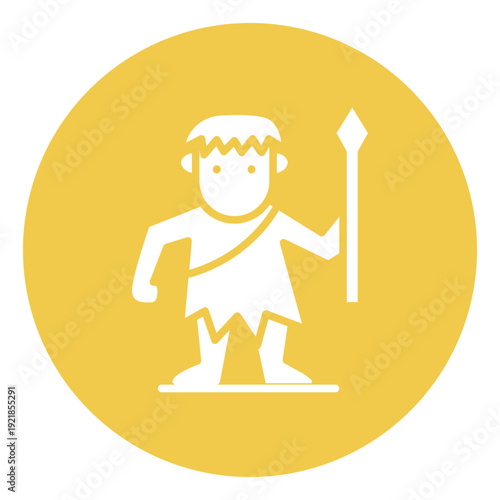 Caveman Vector Icon