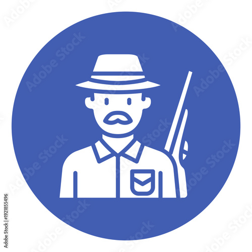 Hunter Male Vector Icon