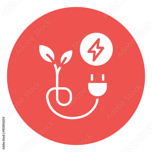 Bioenergy Vector Icon