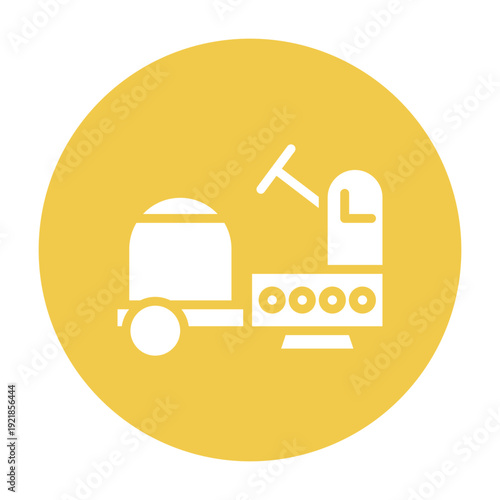 Floor Scrubber Vector Icon