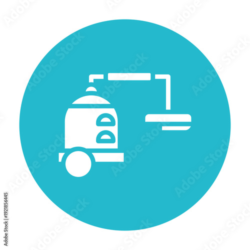 Steam Cleaner Vector Icon