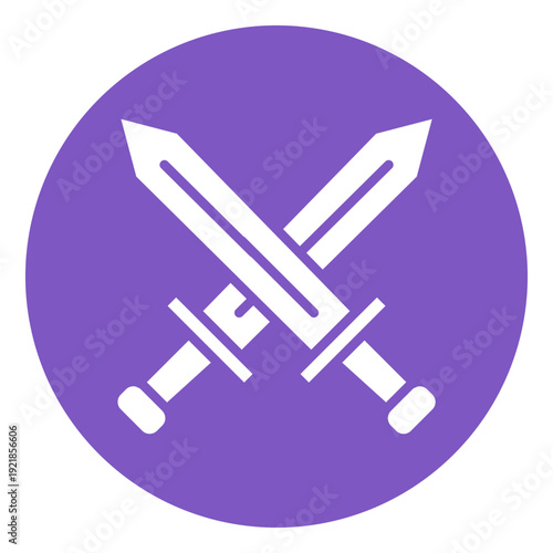 Two Swords Vector Icon