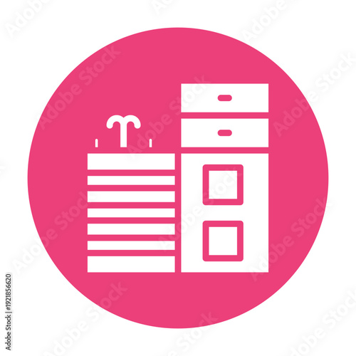 Kitchen Cleaner Vector Icon