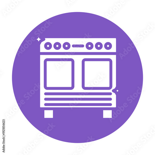 Stove Cleaner Vector Icon