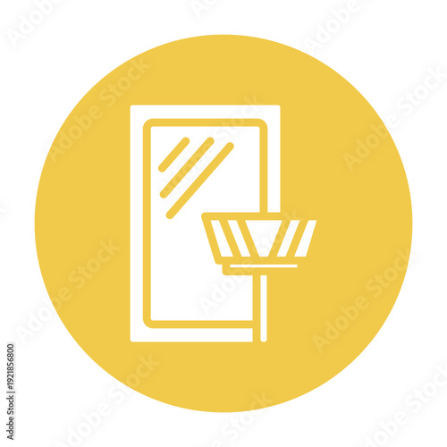 Mirror Cleaner Vector Icon