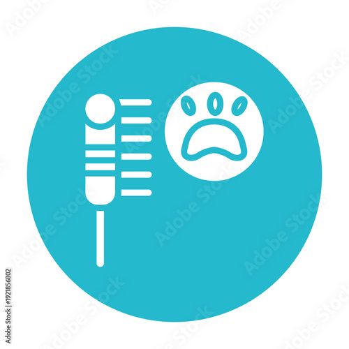 Pet Hair Remover Vector Icon