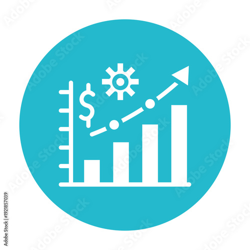 Growth Metrics Vector Icon