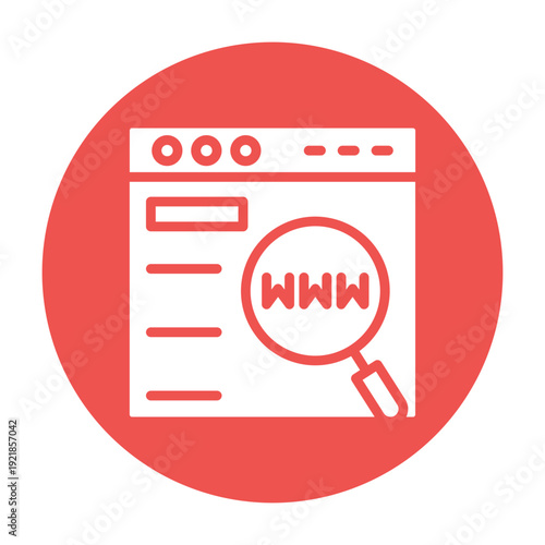 Keyword Research Vector Icon