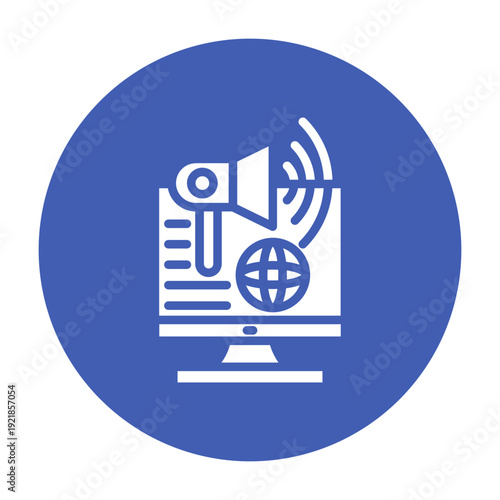 Marketing Attribution Vector Icon