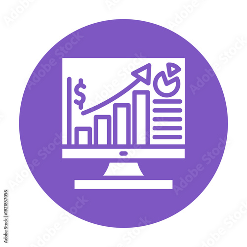 Marketing Dashboard Vector Icon